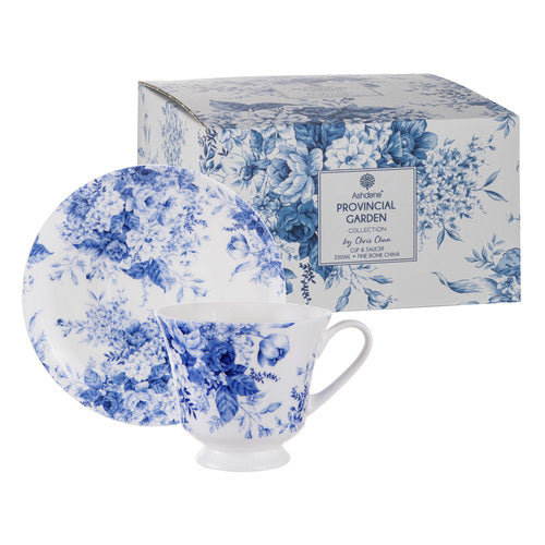 Provincial Garden Cup & Saucer -  White 250ml