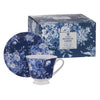 Provincial Garden Cup & Saucer - Navy 250ml