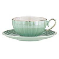 Parisienne Pearl Cup & Saucer - Aquamarine 220ml