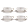 Parisienne Pearl Cup & Saucer - White 220ml