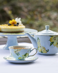 Citrus Blooms Cup & Saucer - 225ml