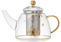 Honey Bee Glass Teapot 1300ml