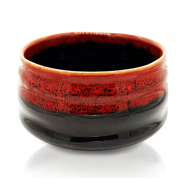 Michiko Marble Red Matcha Bowl