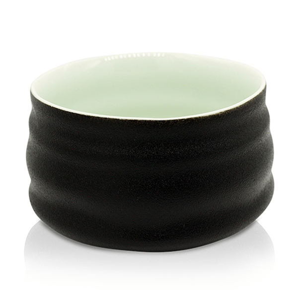 Michiko Matt Black Matcha Bowl