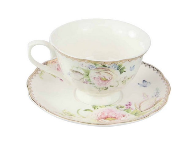 Tea Cup & Saucer - Floral 180ml